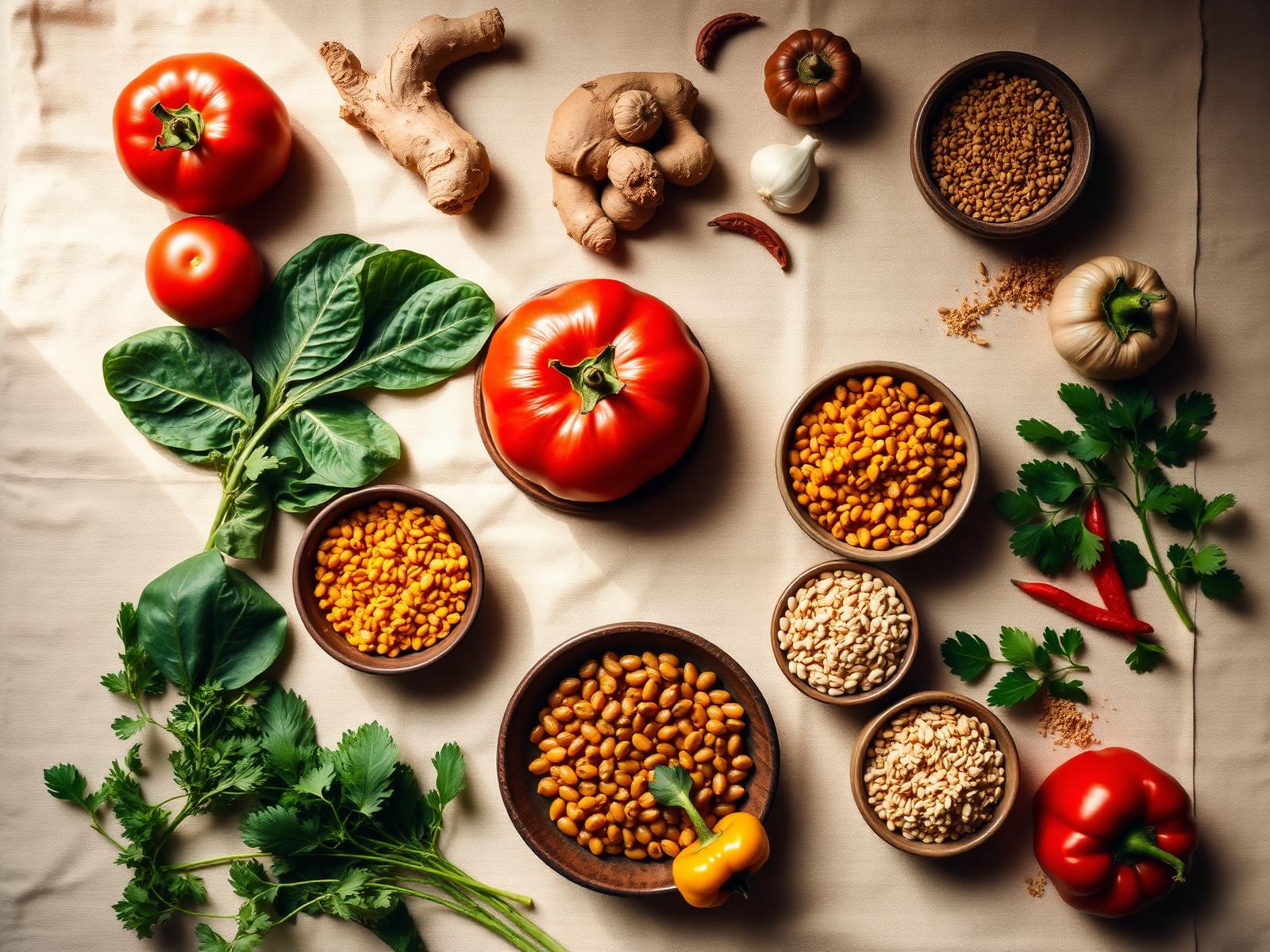 Fresh whole foods and Indian ingredients